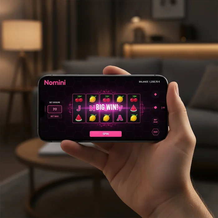 Nomini Mobile Ansicht — responsive Darstellung im mobilen Browser auf Smartphone